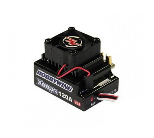 Бесколлекторный регулятор Hobbywing XERUN-120A-SD V2.1 Black (120A-760A, 1/10, 1/12)