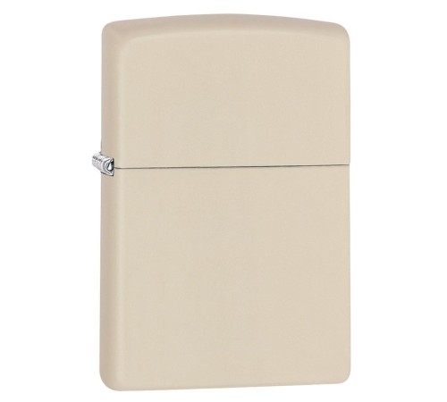 Зажигалка ZIPPO Classic с покрытием Cream Matte, латунь/сталь, кремовая, матовая, 38x13x57 мм
