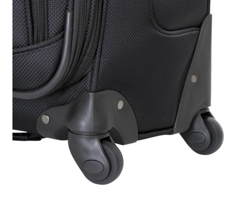 Чемодан WENGER SION, чёрный, полиэстер 750x750D добби, 37x22x60 см, 35 л