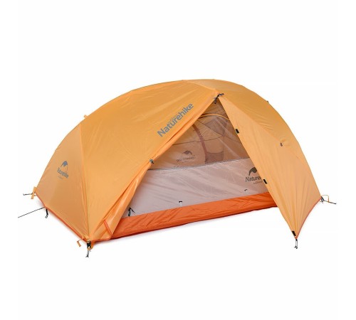 Палатка Naturehike Star-River 2 Updated NH17T012-T 210T сверхлегкая двухместная с ковриком, оранжевая, 6927595716519