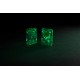 Набор из двух зажигалок ZIPPO Загадки леса с покрытием Glow-in-the-Dark Green, зелёные, глянецевые