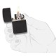 Зажигалка ZIPPO 1941 Replica, латунь с покрытием Black Crackle, черный, матовая, 38x13x57 мм