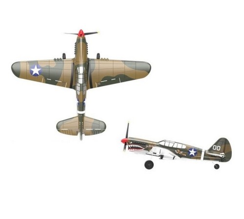 Радиоуправляемый самолет Volantex RC P40 Warhawk 400мм 2.4G 4ch LiPo RTF with Gyro