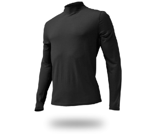Футболка  мужская Wamur/ дл. рукав/ шерсть 220/ черный/ XL, Wamur9039XL