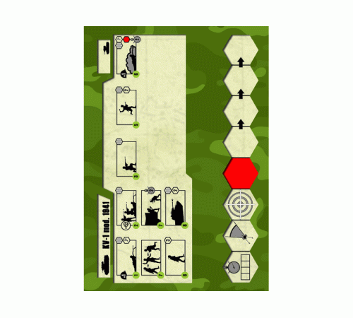 Сборная модель ZVEZDA Советский танк КВ-1 с пушкой Ф32, 1/100