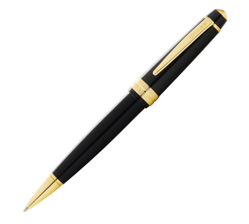 Шариковая ручка Cross Bailey Light Polished Black Resin and Gold Tone