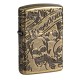 Зажигалка ZIPPO Armor™ с покрытием Antique Brass, латунь/сталь, медная, матовая, 38x13x57 мм