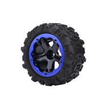 Колесо в сборе для Remo Hobby RH8035/36 (правое синее), 1шт.