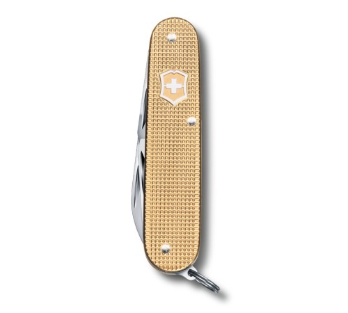 Нож перочинный VICTORINOX Cadet Alox, 84 мм, 9 функций, алюминиевая рукоять, золотистый