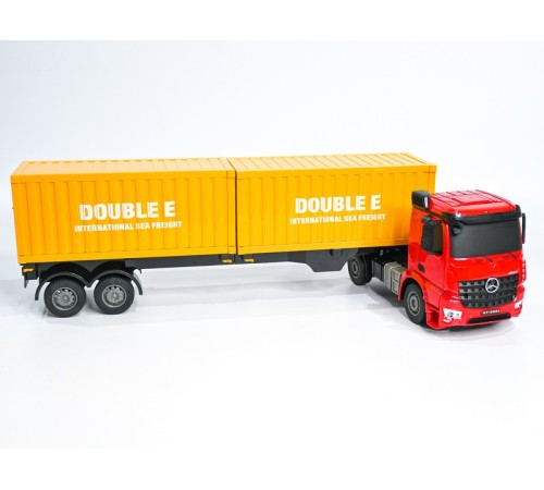Радиоуправляемый тягач на 2 контейнера Double Eagle Mercedes-Benz Arocs 1/26 2.4G RTR