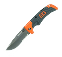 Нож Gerber Bear Grylls Scout, серрейторное, блистер, (1013958), 31-000754