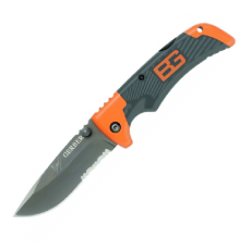 Нож Gerber Bear Grylls Scout, серрейторное, блистер, (1013958), 31-000754