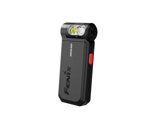 Фонарь Fenix многофункциональный SW05R-RED с красной подсветкой, черный
