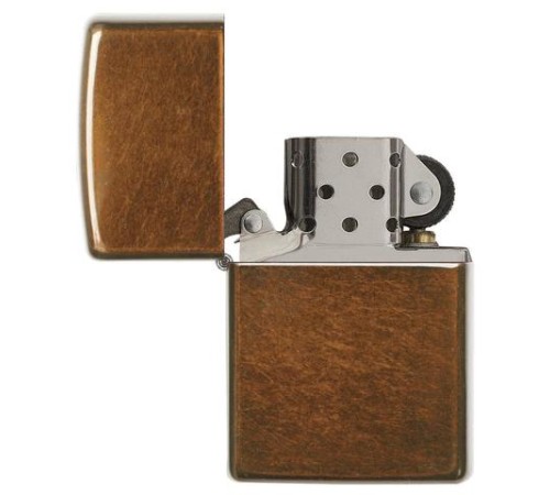 Зажигалка ZIPPO Classic с покрытием Toffee™, латунь/сталь, светло-коричневая, матовая, 36x12x56 мм
