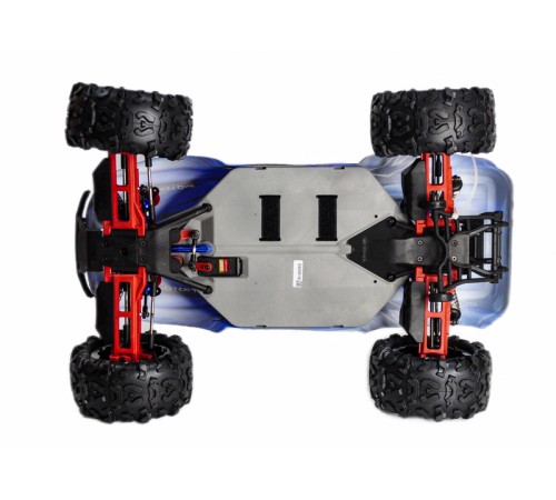Радиоуправляемый монстр Remo Hobby Dinosaurs Master Brushless UPGRADE PLUS (синий) 4WD 2.4G 1/8 RTR