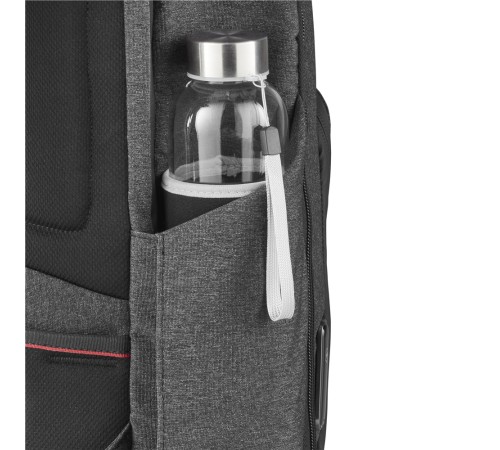 Рюкзак VICTORINOX Architecture Urban2 City Backpack 14'', серый, полиэстер / кожа, 30x19x42 см, 17 л