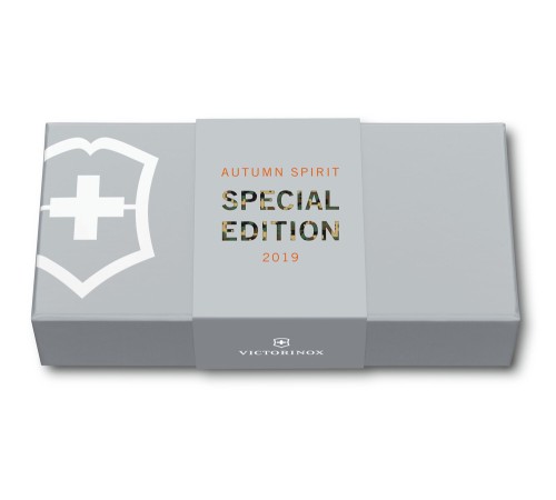Нож перочинный VICTORINOX RangerGrip 55 SE 2019, 130 мм, 13 фнк, с фиксатором, оранжевый с чёрным