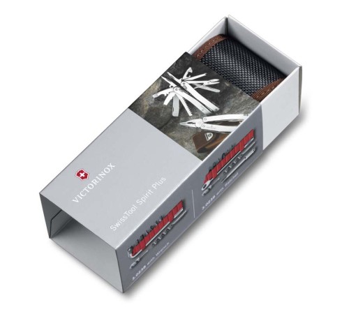 Мультитул VICTORINOX SwissTool Spirit XC Plus, 105 мм, 37 функций, в нейлоновом чехле