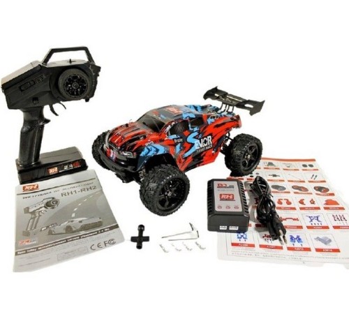 Радиоуправляемая трагги Remo Hobby S EVO-R Brushless (красная) 4WD 2.4G 1/16 RTR