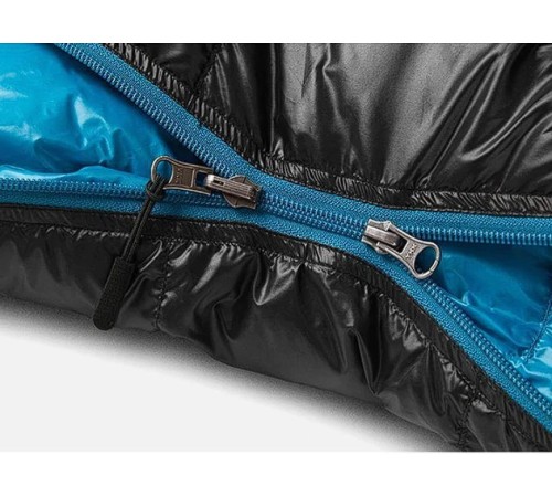 Мешок спальный  Naturehike CWZ400 NH19W400-Z с пуховым конвертом  М черный, 6927595765357