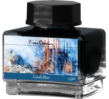 Флакон чернил Pierre Cardin 15мл, серия CITY FANTASY цвет Gaudi Blue (Синий Гауди)