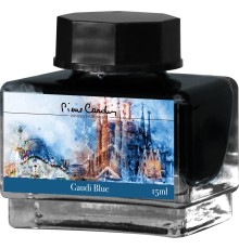 Флакон чернил Pierre Cardin 15мл, серия CITY FANTASY цвет Gaudi Blue (Синий Гауди)