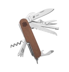 Нож перочинный Stinger, 89 мм, 15 функций, материал рукояти: древесина сапеле