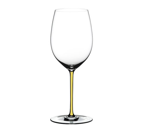 Бокал для вина Riedel Cabernet/Merlot Fatto A Mano Yellow