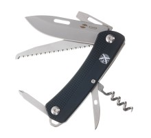 Нож перочинный Stinger, 103 мм, 10 функций, материал рукояти: АБС-пластик (черный), в блистере