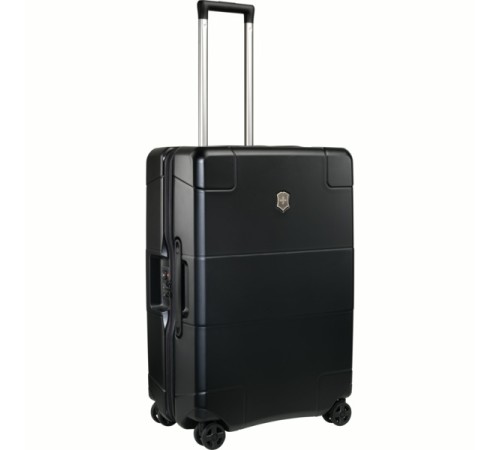 Чемодан VICTORINOX Lexicon, чёрный, 100% поликарбонат, 45x28x68 см, 73 л