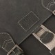 Портфель KLONDIKE Native, натуральная кожа в черном цвете, 38 х 14 х 33 см
