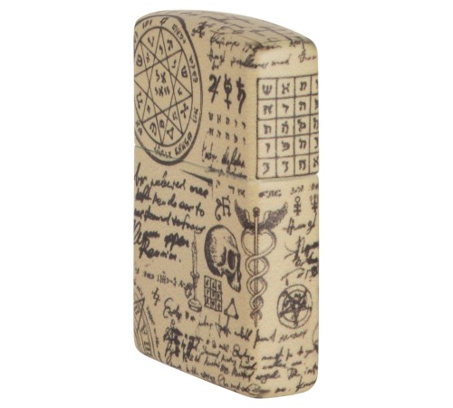 Зажигалка ZIPPO Alchemy Design с покрытием 540 Matte, латунь/сталь, бежевая, матовая, 38x13x57 мм