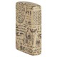 Зажигалка ZIPPO Alchemy Design с покрытием 540 Matte, латунь/сталь, бежевая, матовая, 38x13x57 мм