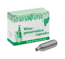 Упаковка из 10-ти капсул с N2O для Wecomatic Wine Protector