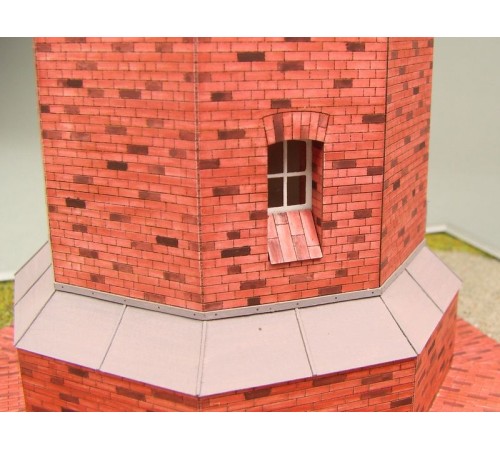 Сборная картонная модель Shipyard маяк Rotes Kliff Lighthouse (№60), 1/87
