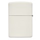 Зажигалка ZIPPO Classic с покрытием Glow In The Dark, латунь/сталь, белая, матовая, 38x13x57 мм