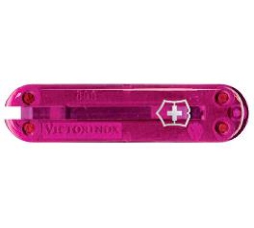 Передняя накладка для ножей VICTORINOX 58 мм, пластиковая, полупрозрачная розовая