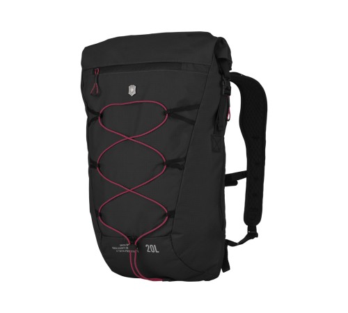 Рюкзак VICTORINOX Altmont Active L.W. Rolltop Backpack, чёрный, 100% нейлон, 30x19x46 см, 20 л
