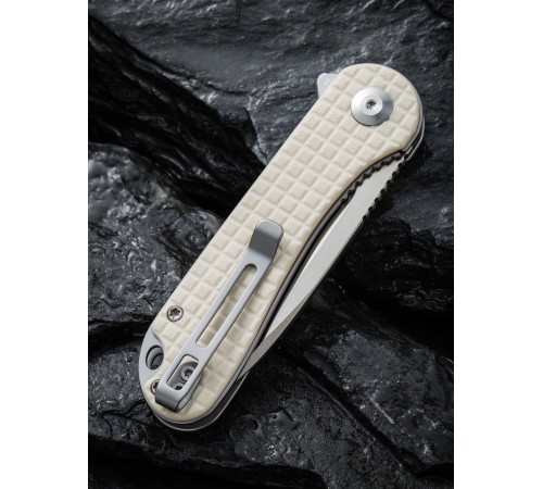 Складной нож CIVIVI Elementum D2 Steel Satin Finished Handle G10 Ivory