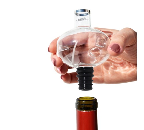 Аэратор для вина на бутылку с подставкой Soiree Home Wine Aerator