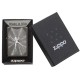 Зажигалка ZIPPO Classic с покрытием Black Ice®, латунь/сталь, чёрная, глянцевая, 38x13x57 мм
