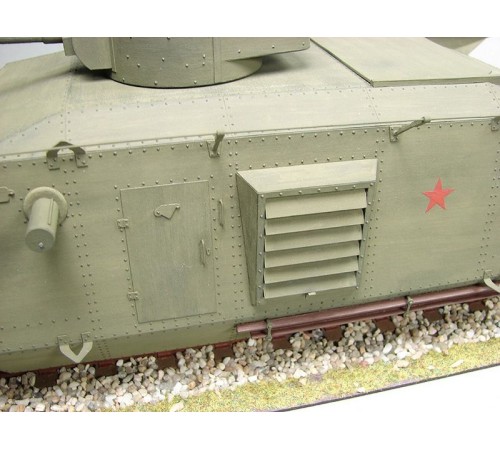 Сборная картонная модель Shipyard тяжелая бронедрезина BDT (№44), 1/25