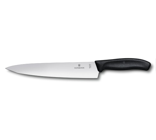 Нож разделочный VICTORINOX SwissClassic, 22 см, чёрный, в картонном блистере