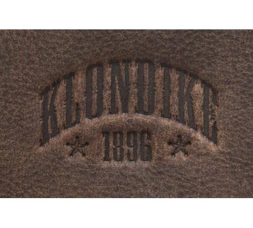 Сумка KLONDIKE «Brady», натуральная кожа в темно-коричневом цвете, 30 х 35 х 7 см