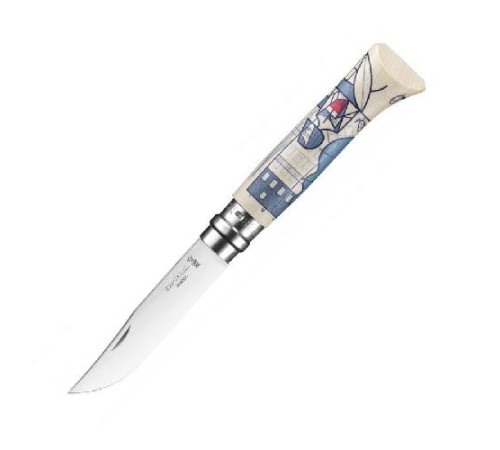 Нож Opinel №8, Edition France by Ale Giorgini, 002154