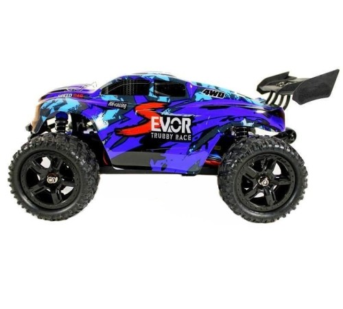 Радиоуправляемая трагги Remo Hobby S EVO-R Brushless (синяя) 4WD 2.4G 1/16 RTR
