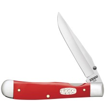 Нож перочинный ZIPPO Red Synthetic TrapperLock, 105 мм, красный + ЗАЖИГАЛКА ZIPPO 207