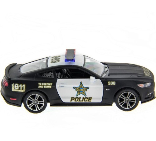 Машина Kinsmart 1:38 Ford Mustang GT 2015 (Police) инерция (1/12шт.) б/к