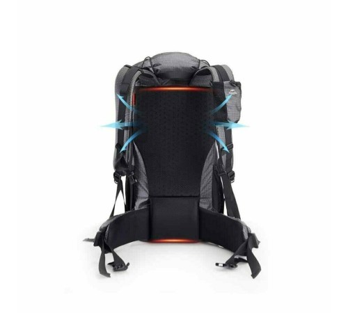 Рюкзак Naturehike NH20BB113 40 л + 5 л походный  черный, 6927595765401
