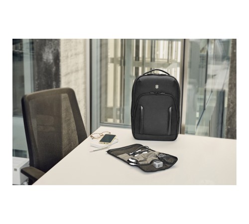 Рюкзак VICTORINOX Altmont Professional City Laptop 14'', чёрный, полиэфирная ткань, 27x15x40 см,14 л